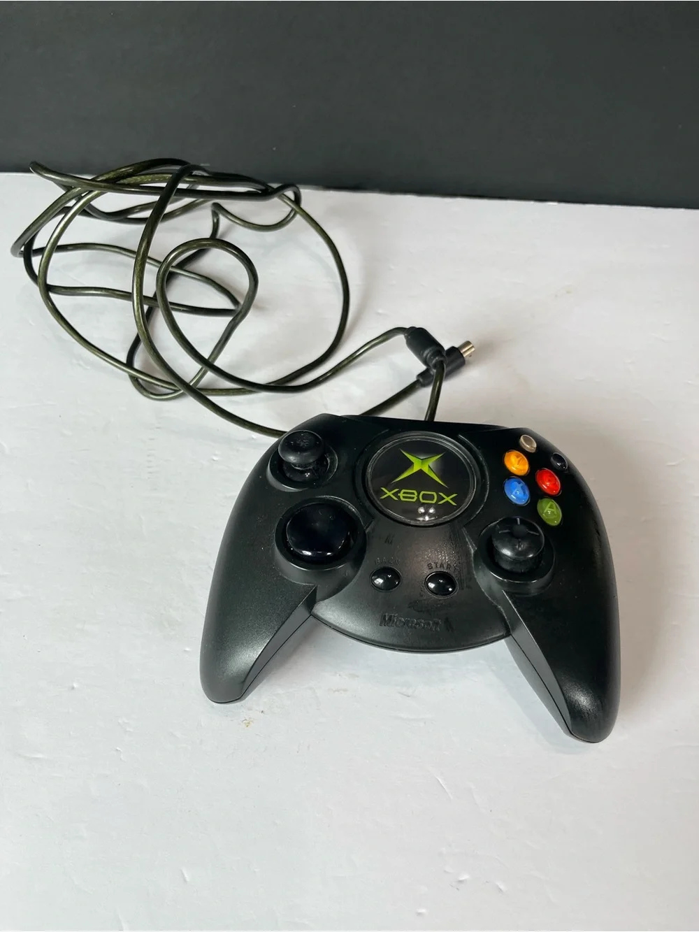 Xbox Wired Controller - Black with Colored Action Buttons
